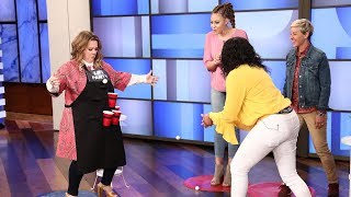 Melissa McCarthy Plays Beer Pong with Deserving MotherDaughter Duo [upl. by Acinomal729]