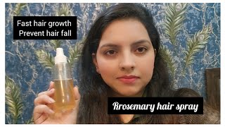 Rosemary hair spray For hair growth and prevent hairfall Must try results are amazing 👏 [upl. by Norrej865]