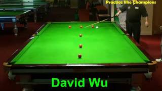 PJ NOLAN SNOOKER ACADEMY PLAYER  DAVID WU [upl. by Iror]