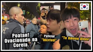 ATÉ O POLICIAL FICOU EM CHOQUE ALEX PEREIRA É OVACIONADO NA COREIA DO SUL [upl. by Barton534]