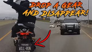 Cops Get Their Egos CRUSHED By Sportbike Riders CRAZY Police Chases  Bikes VS Cops 100 [upl. by Gloria581]