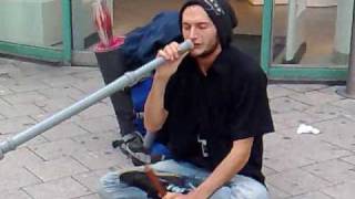 Didgeridoo Man in Hamburg Germany [upl. by Royce128]