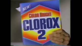 Clorox 2 Color Bright quotThe Color Specialistquot 1992 Television Commercial [upl. by Oren21]