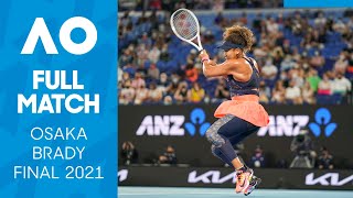 Naomi Osaka vs Jennifer Brady Full Match  Australian Open 2021 Final [upl. by Aisatsanna488]