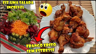 FRANGO A PASSARINHO FRITO SEM ESTRESSE E SEM SUJEIRAFAÇA COM QUALQUER PARTE DO FRANGO ESSE MÉTODO [upl. by Baryram]