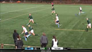 Mount Holyoke College Field Hockey vs Babson  NEWMAC Championship Semifinals 2015 [upl. by Eiddet]