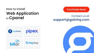 Install CodeCanyon Web Application in Cpanel  Laravel  Domain  Gain Installer  Envato  GainHQ [upl. by Enahs777]