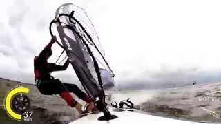 Windsurf Session Strand Horst w GoPro Hero 3 and Garmin Virb Elite [upl. by Klemperer]