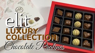 ELIT LUXURY COLLECTION CHOCOLATE PRALINES [upl. by Dante726]