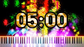 5 Minute Timer RUSH E 🎹 [upl. by Malonis946]