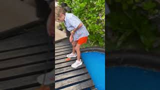 KIDS PLAYING MINI GOLF IN MEXICO [upl. by Yedok694]