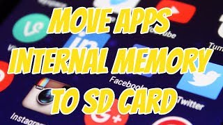 How to Move Apps Internal Memory to SD Card on Android With AppMgr III [upl. by Elfreda337]