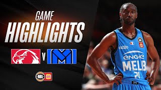 Illawarra Hawks vs Melbourne United  Game Highlights  Round 6 NBL25 [upl. by Ilahtan]