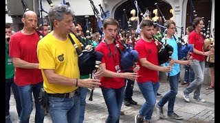 Festival de Cornouaille 2018  ouverture avec le Bagad Festival [upl. by Phillie837]