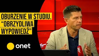 Oburzenie w studiu podczas dyskusji o skutkach powodzi “Obrzydliwa wypowiedź” [upl. by Gianina]