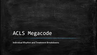 RHYTHM PRACTICE ACLS Rhythm and Tx SVT [upl. by Ihsoyim]