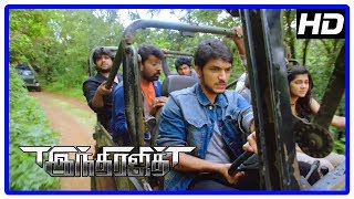 Indrajith Tamil movie Scenes  Gautham Karthik and team escapes from Rajveer Singh [upl. by Mcgannon]