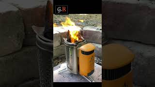 Crazy This fire stove generates electricity camping food technology stove fire [upl. by Ching]