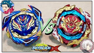 BEST FRIEND DB SHOWDOWN  Savior Valkyrie Sh7 VS Astral Spriggan OvQt0  Beyblade Burst Battle [upl. by Calisa]