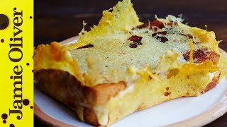 Grilled Cheese Toastie with a crown  Jamie Oliver [upl. by Irrehc]