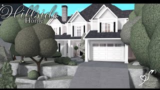 Hillside Family Roleplay Home  House Build  Roblox  Bloxburg [upl. by Mutz]