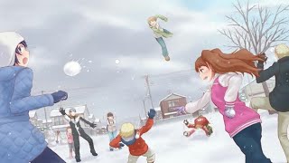 Persona 4 Golden quotSnowflakesquot Reincarnation Lyrics [upl. by Royo]