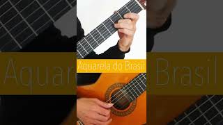 Aquarela do Brasil A Barroso Arrangement for Guitar Full video on the channel Sheet and Tab [upl. by Terbecki]