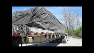 Trucker 101 tip 12 Tarping My Load [upl. by Petrina]