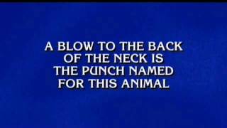 Donkey Punching on Jeopardy [upl. by Cirded]