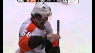 Legend has Returned to Pittsburgh  Jaromir Jagr scores a beauty [upl. by Sueddaht44]