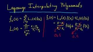 524Curve Fitting Lagrange Interpolating PolynomialsLinear Interpolation [upl. by Ehtyde]