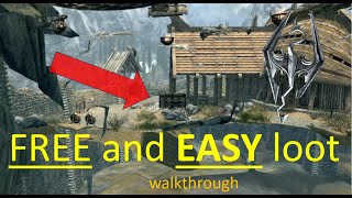 How to get EASY GOLD in Skyrim [upl. by Anivahs439]