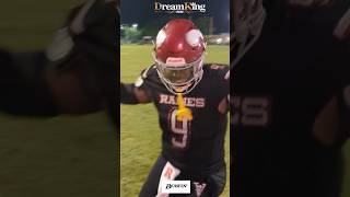 Best TD Celly  Raines Vikings 9 Jyon Simon scores TD and hits his dance vs Bay Tornadoes [upl. by Rratsal]