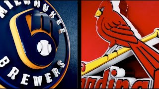 2022 MLB Season Milwaukee Brewers Vs St Louis Cardinals MLB The Show 22 Simulation [upl. by Werbel]