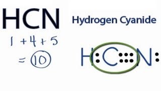 HCN Lewis Structure How to Draw the Lewis Structure for HCN [upl. by Hofstetter]