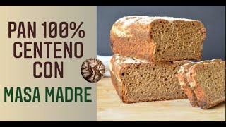 Cómo hacer Pan de Centeno con MASA MADRE [upl. by Yanad393]