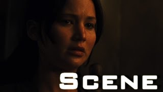 Katniss and Haymitch Scene  quotPeeta has to survivequot in HD [upl. by Roobbie411]