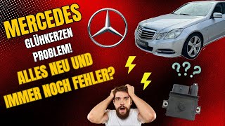 Glühkerzen Problem Mercedes E Klasse W212 Kurzschluss Unterbrechung 13DB00 Fehlersuche [upl. by Tiebold]