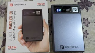 portronics Luxcell MAGCLICK 10K [upl. by Nivar]