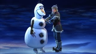 Olaf Makes Live Debut Meets Anna Kristoff and Sven in Disney on Ice Presents FROZEN  Warm Hugs [upl. by Thursby]