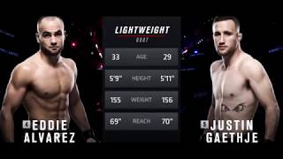 Justin Gaethje vs Eddie Alvarez Best Fight [upl. by Tahmosh]