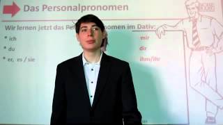 A1 Kap02 Personalpronomen im Dativ Deutsch lernen A1 [upl. by Enelhtac]