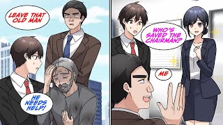 I saved an old man who had collapsed before an important meeting despite my boss orders Manga Dub [upl. by Bruckner]