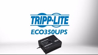 ECO 350VA UPS System by Tripp Lite  ECO350UPS [upl. by Nirat]