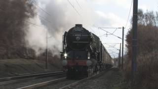 A1 60163 Tornado speeding past Rossington [upl. by Eniamzaj]