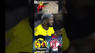 RESUMEN Y GOLES AMERICA VS TOLUCA 20 america toluca ligamx futbol entretenimiento [upl. by Kirk]