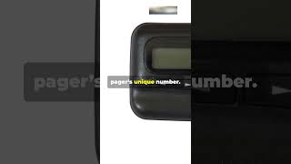 What is a Pager 📟 Pager pagerexplosion creativetech TechHistory Shorts Throwback Wireless [upl. by Aisyla49]