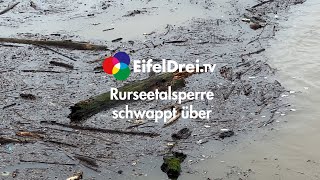 Rurseetalsperre läuft über 2021 in Rurberg [upl. by Ititrefen]