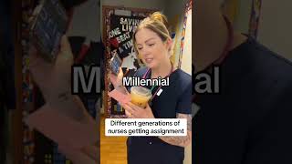 RN nurse generationsofnurses millennial genz nursesoftiktok nurselifern [upl. by Buke]