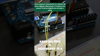 ARDUINO UNO VS RASPBERRY PI 4 shorts [upl. by Andriette390]